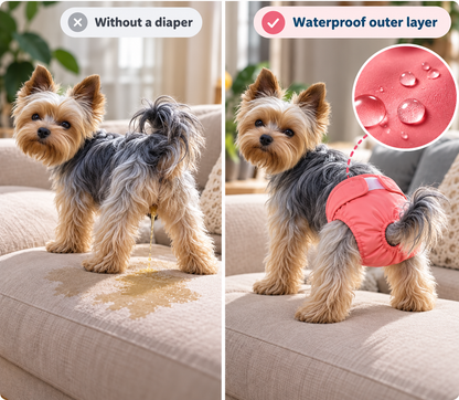 Leak-Proof Washable Diaper for Dogs