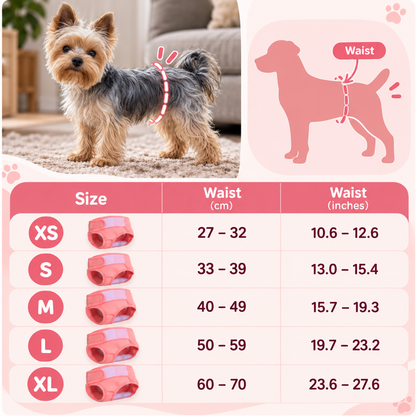 Leak-Proof Washable Diaper for Dogs
